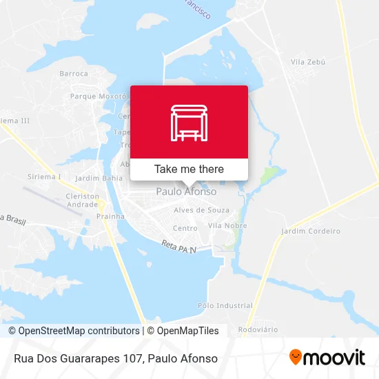 Rua Dos Guararapes 107 map
