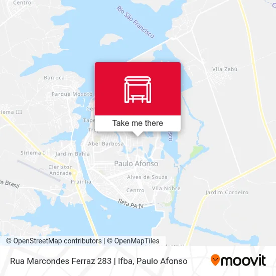 Rua Marcondes Ferraz 283 | Ifba map
