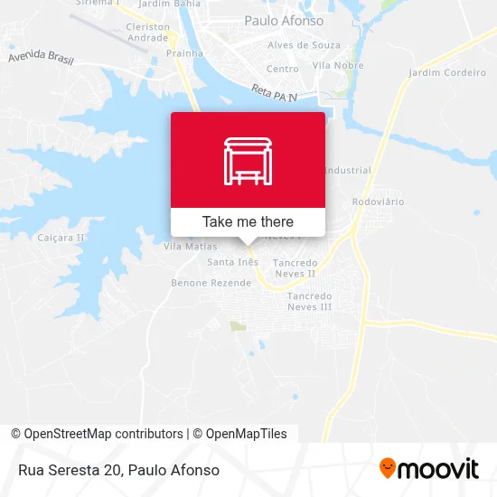 Rua Seresta 20 map
