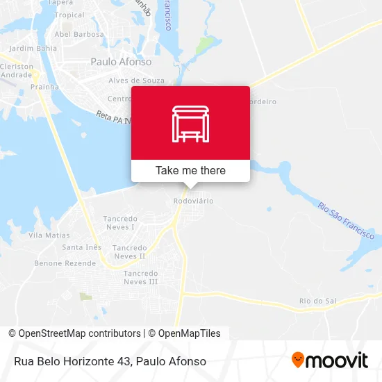 Rua Belo Horizonte 43 map