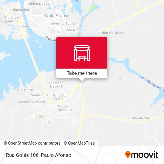 Rua Goiás 106 map