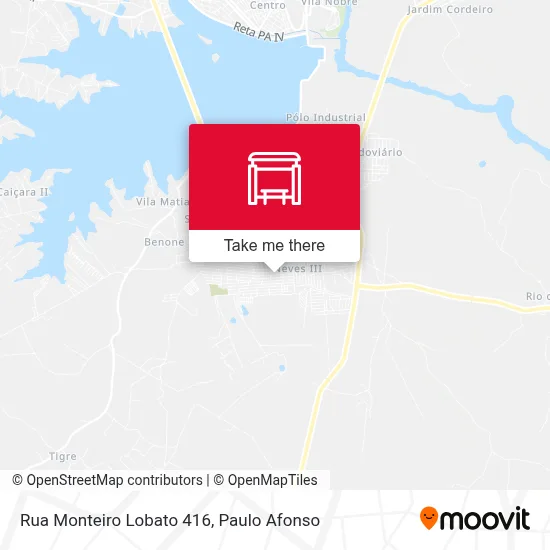 Rua Monteiro Lobato 416 map