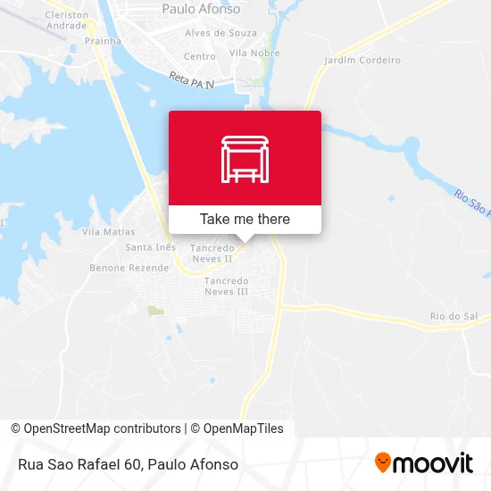 Rua Sao Rafael 60 map