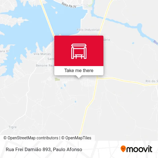 Rua Frei Damião 893 map