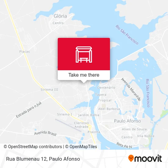 Rua Blumenau 12 map