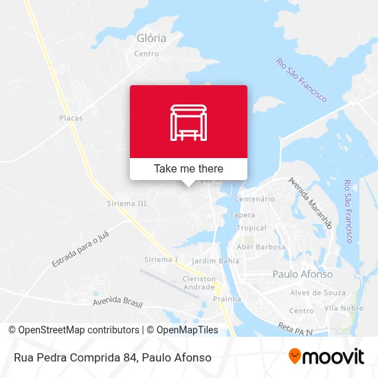 Rua Pedra Comprida 84 map