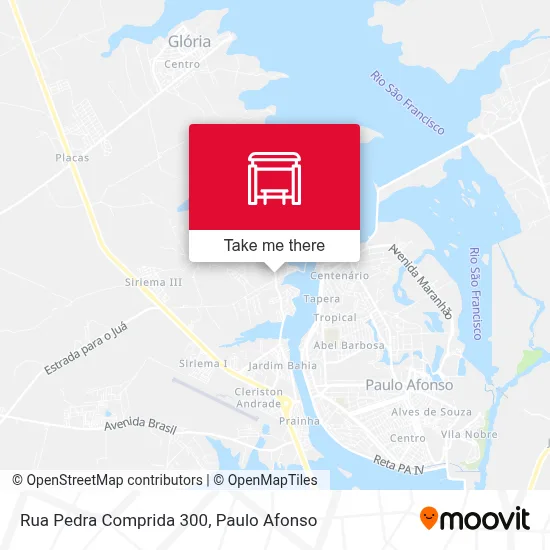 Rua Pedra Comprida 300 map