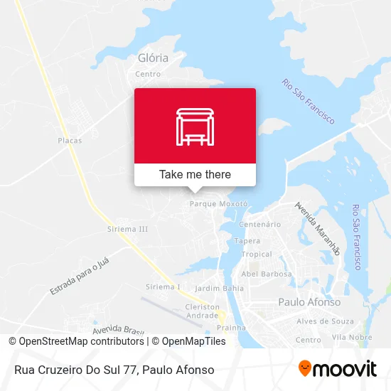 Rua Cruzeiro Do Sul 77 map