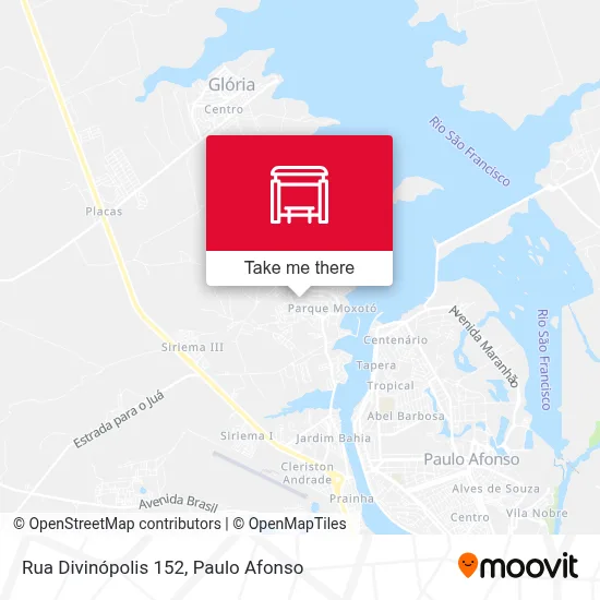 Rua Divinópolis 152 map