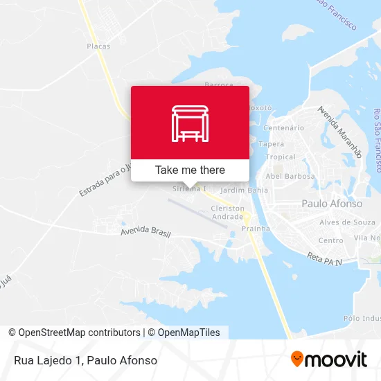 Rua Lajedo 1 map