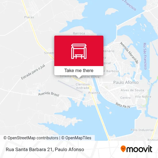 Rua Santa Barbara 21 map