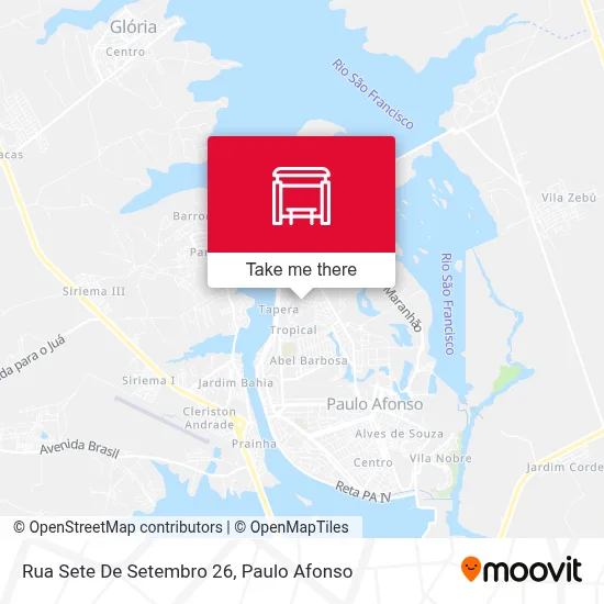 Rua Sete De Setembro 26 map