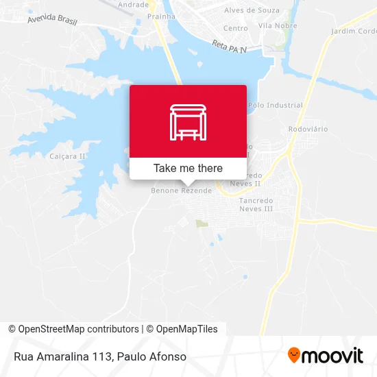 Rua Amaralina 113 map