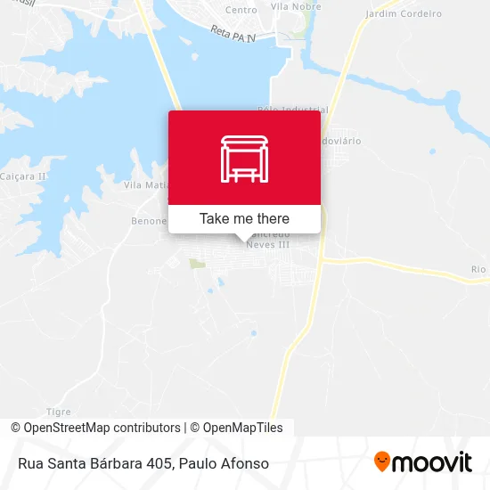 Rua Santa Bárbara 405 map