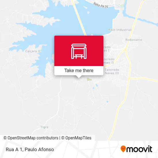 Rua A 1 map
