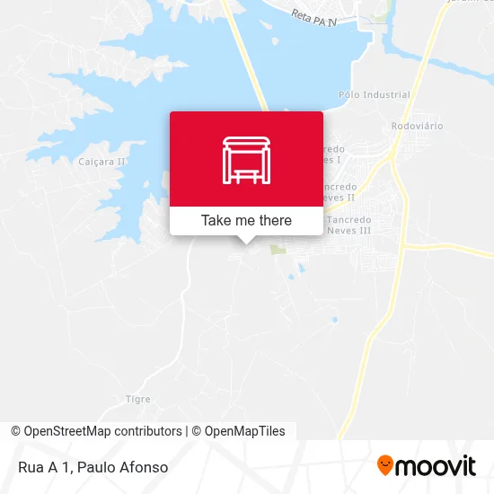 Rua A 1 map