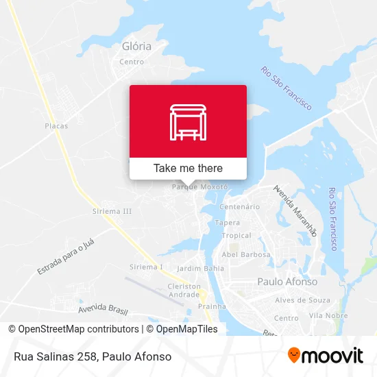 Rua Salinas 258 map