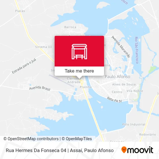 Rua Hermes Da Fonseca 04 | Assaí map