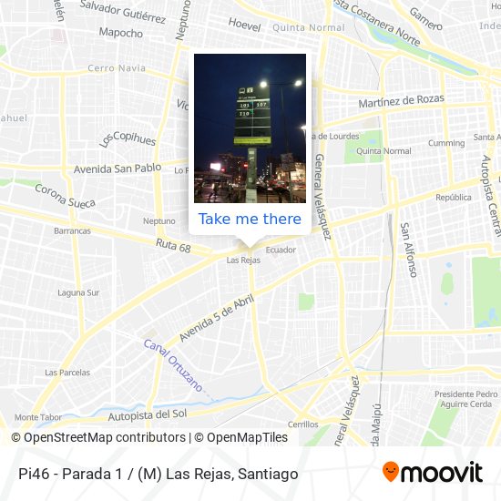Mapa de Pi46 - Parada 1 / (M) Las Rejas