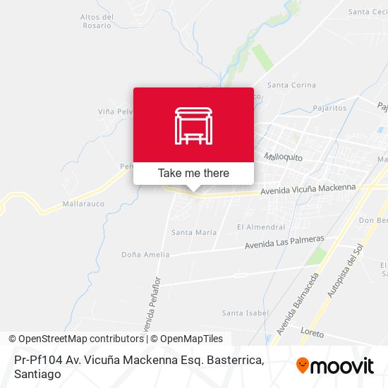 Pr-Pf104 Av. Vicuña Mackenna Esq. Basterrica map