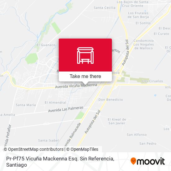 Pr-Pf75 Vicuña Mackenna Esq. Sin Referencia map