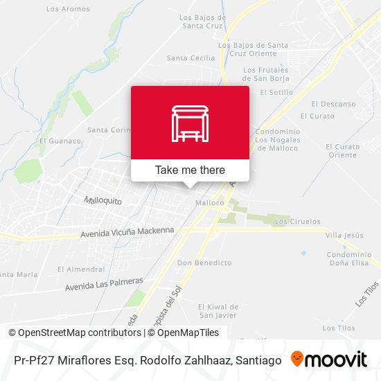 Pr-Pf27 Miraflores Esq. Rodolfo Zahlhaaz map