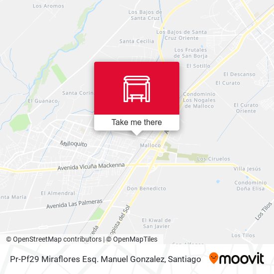 Mapa de Pr-Pf29 Miraflores Esq. Manuel Gonzalez