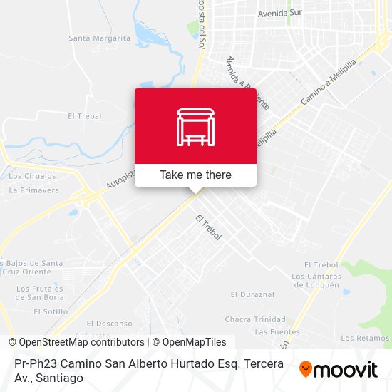 Mapa de Pr-Ph23 Camino San Alberto Hurtado Esq. Tercera Av.