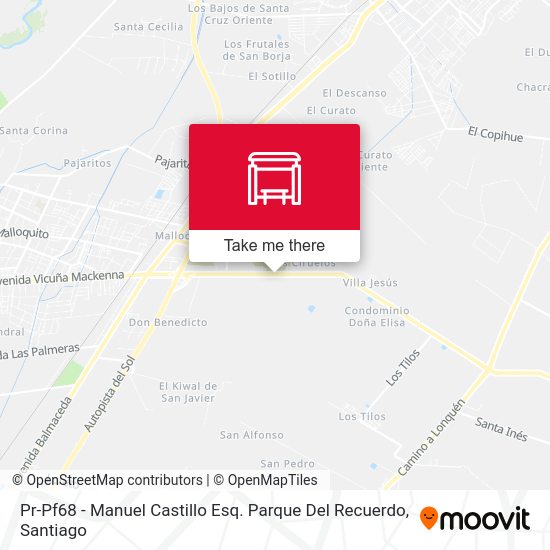 Pr-Pf68 - Manuel Castillo Esq. Parque Del Recuerdo map