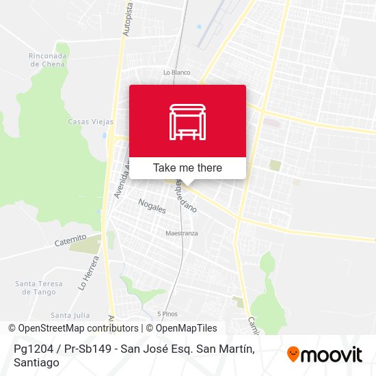 Mapa de Pg1204 / Pr-Sb149 - San José Esq. San Martín