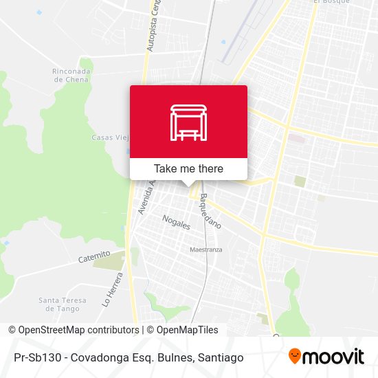 Pr-Sb130 - Covadonga Esq. Bulnes map