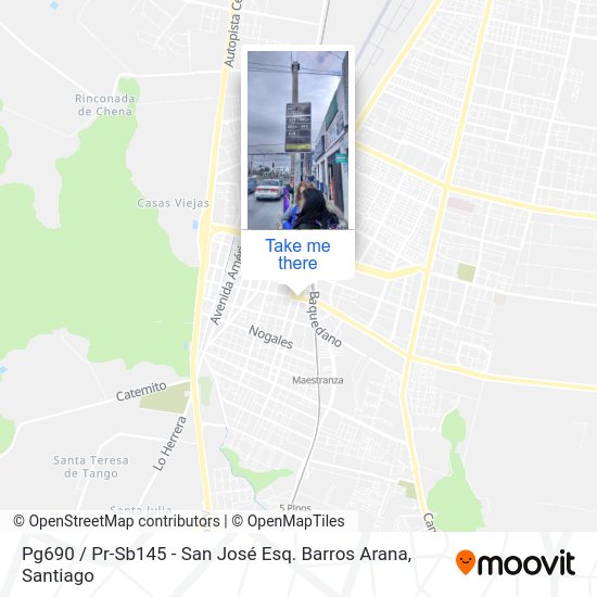 Mapa de Pg690 / Pr-Sb145 - San José Esq. Barros Arana