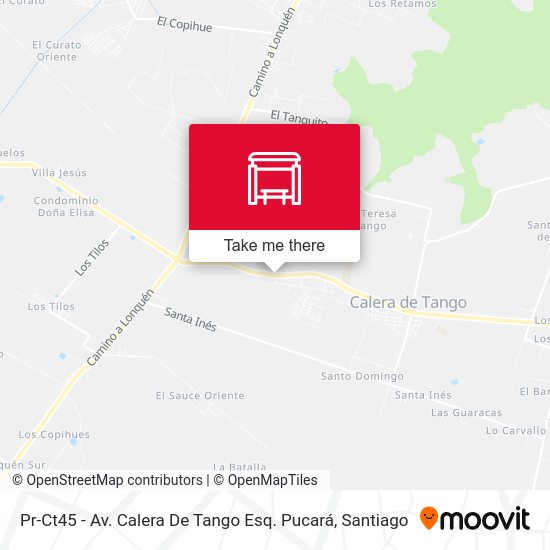 Mapa de Pr-Ct45 - Av. Calera De Tango Esq. Pucará