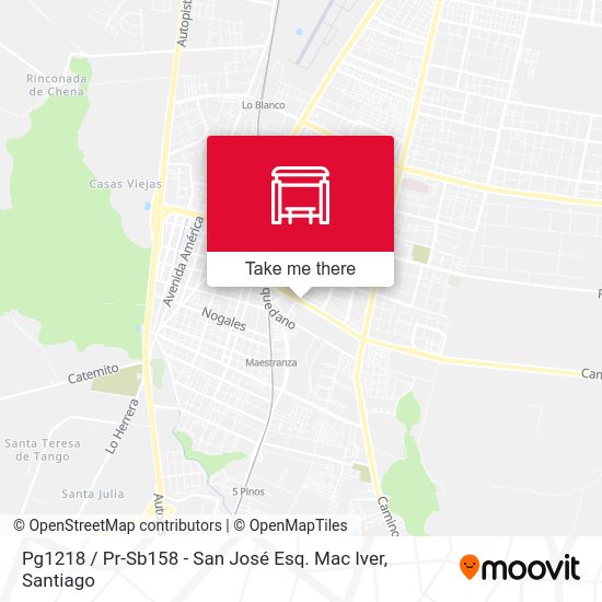 Mapa de Pg1218 / Pr-Sb158 - San José Esq. Mac Iver