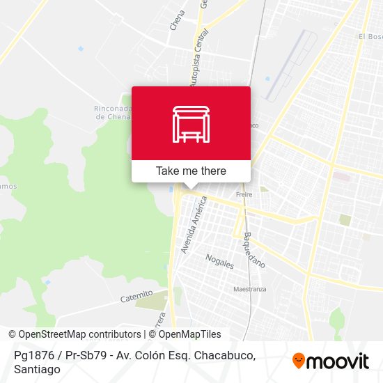 Pg1876 / Pr-Sb79 - Av. Colón Esq. Chacabuco map