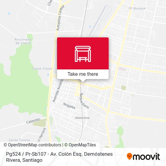 Pg524 / Pr-Sb107 - Av. Colón Esq. Demóstenes Rivera map