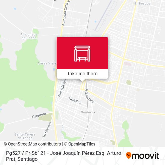 Pg527 / Pr-Sb121 - José Joaquín Pérez Esq. Arturo Prat map