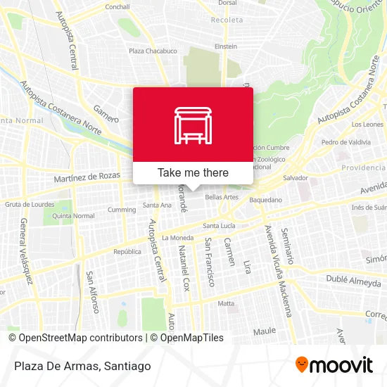 Plaza De Armas map