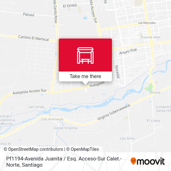 Mapa de Pf1194-Avenida Juanita / Esq. Acceso-Sur Calet.-Norte