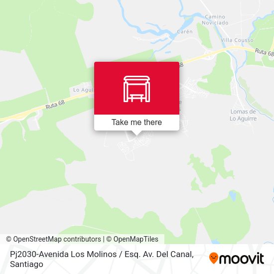 Pj2030-Avenida Los Molinos / Esq. Av. Del Canal map