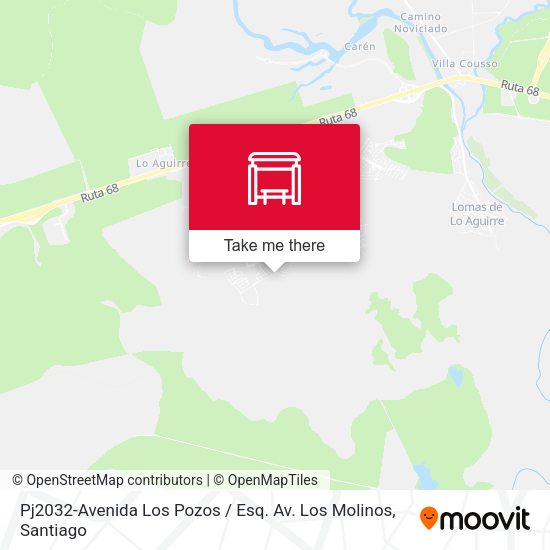 Mapa de Pj2032-Avenida Los Pozos / Esq. Av. Los Molinos