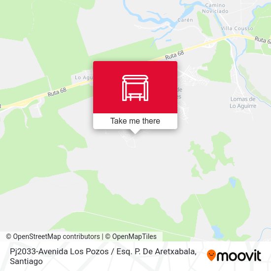Mapa de Pj2033-Avenida Los Pozos / Esq. P. De Aretxabala
