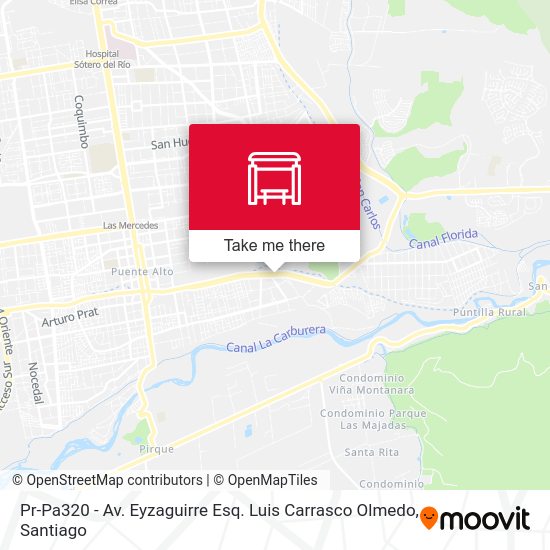 Mapa de Pr-Pa320 - Av. Eyzaguirre Esq. Luis Carrasco Olmedo