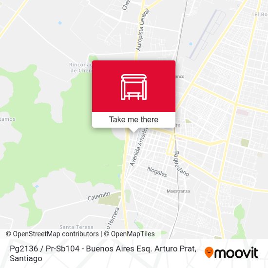 Pg2136 / Pr-Sb104 - Buenos Aires Esq. Arturo Prat map