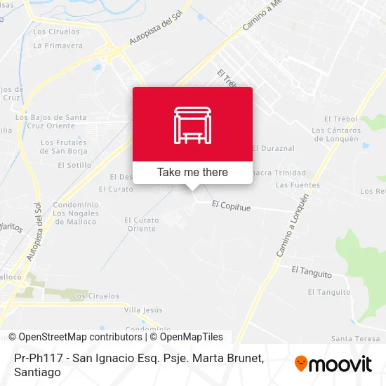Pr-Ph117 - San Ignacio Esq. Psje. Marta Brunet map
