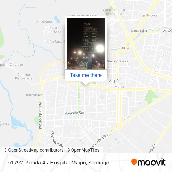 Pi1792-Parada 4 / Hospital Maipú map