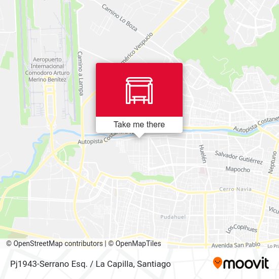 Mapa de Pj1943-Serrano Esq. / La Capilla