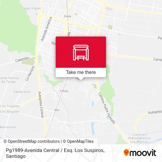 Mapa de Pg1989-Avenida Central / Esq. Los Suspiros