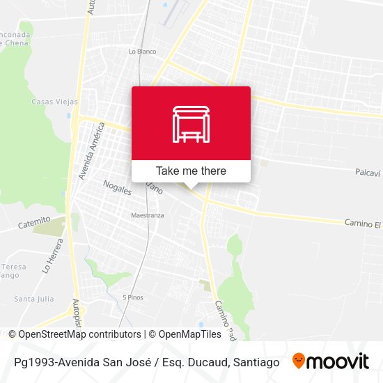 Mapa de Pg1993-Avenida San José / Esq. Ducaud