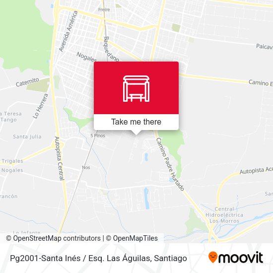 Mapa de Pg2001-Santa Inés / Esq. Las Águilas